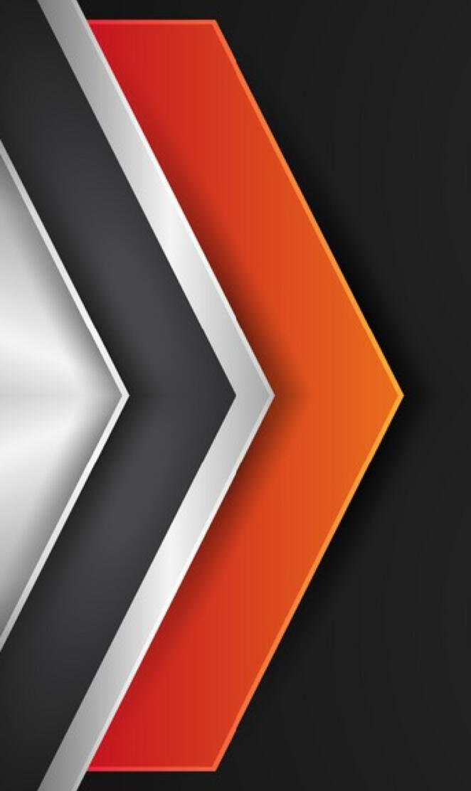 black silver orange 3d