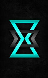 amoled neon teal black