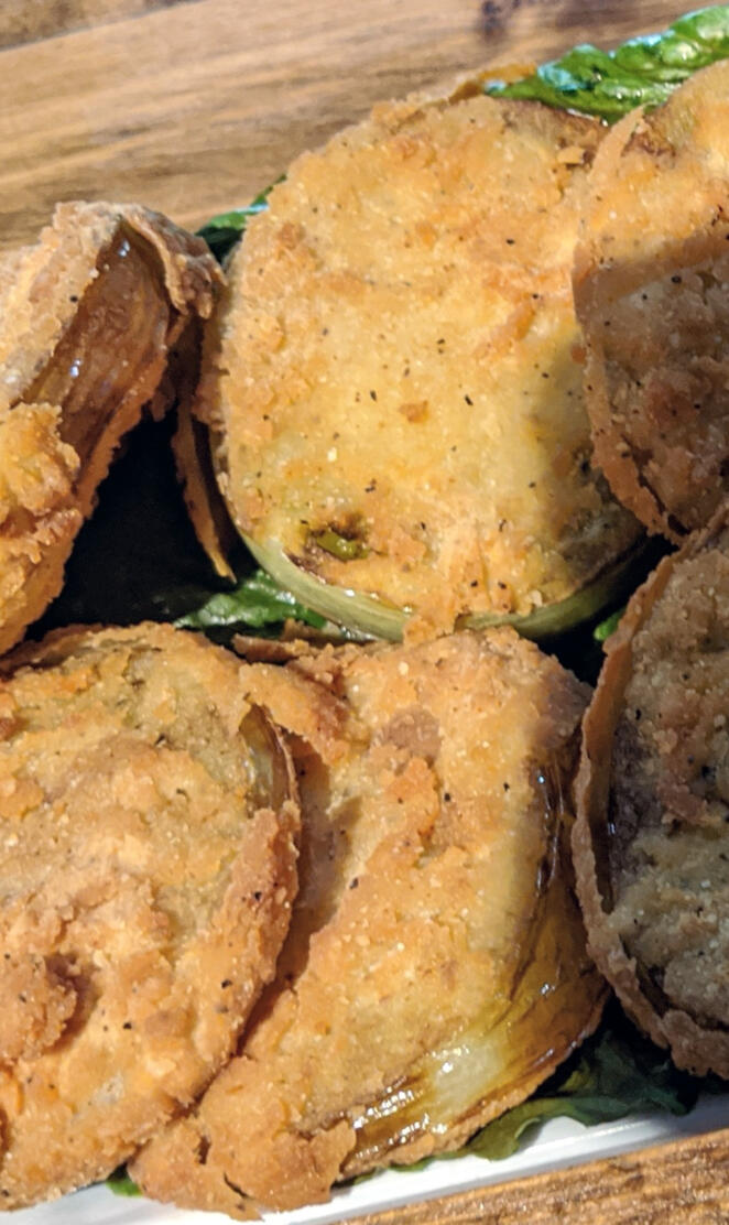 Fried green tomatoes