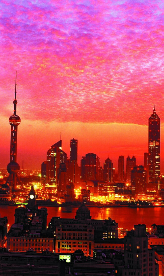 Sunset in Shanghai