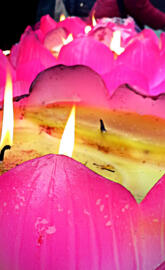 Buddha Temple Candle