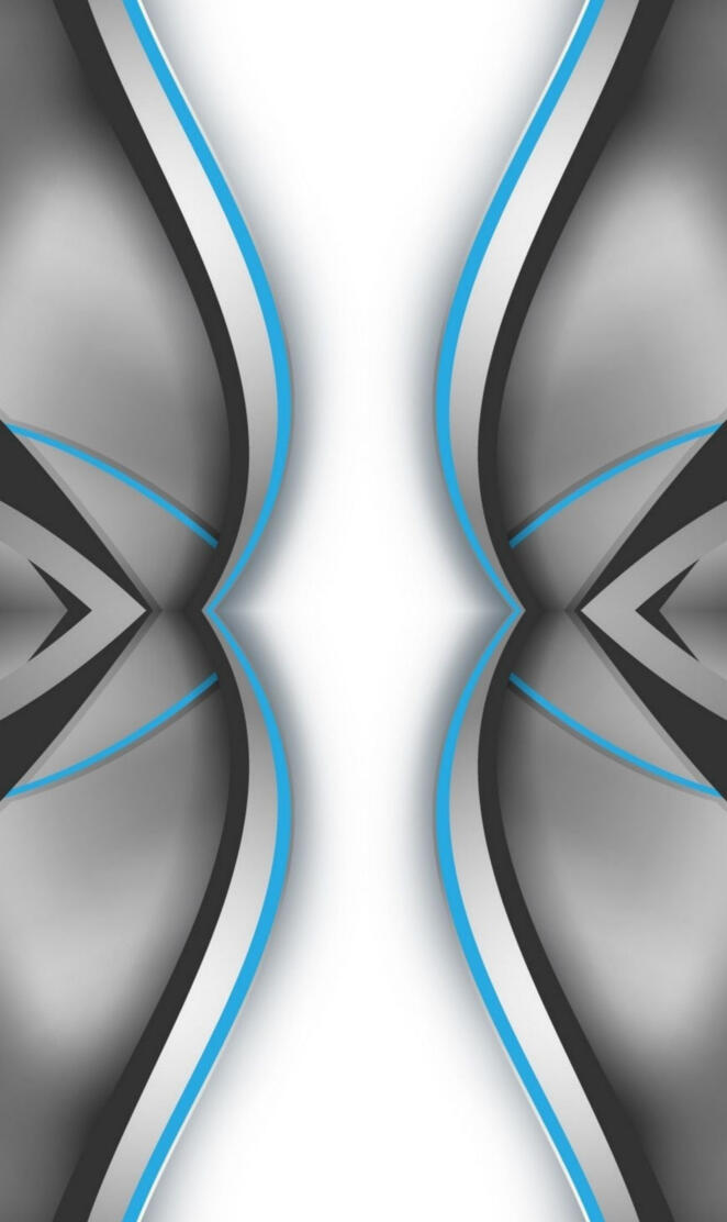 blue white gray curves