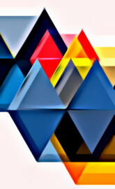 diamonds blue shapes