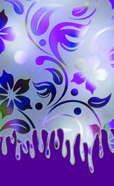 Flower drip pattern bg