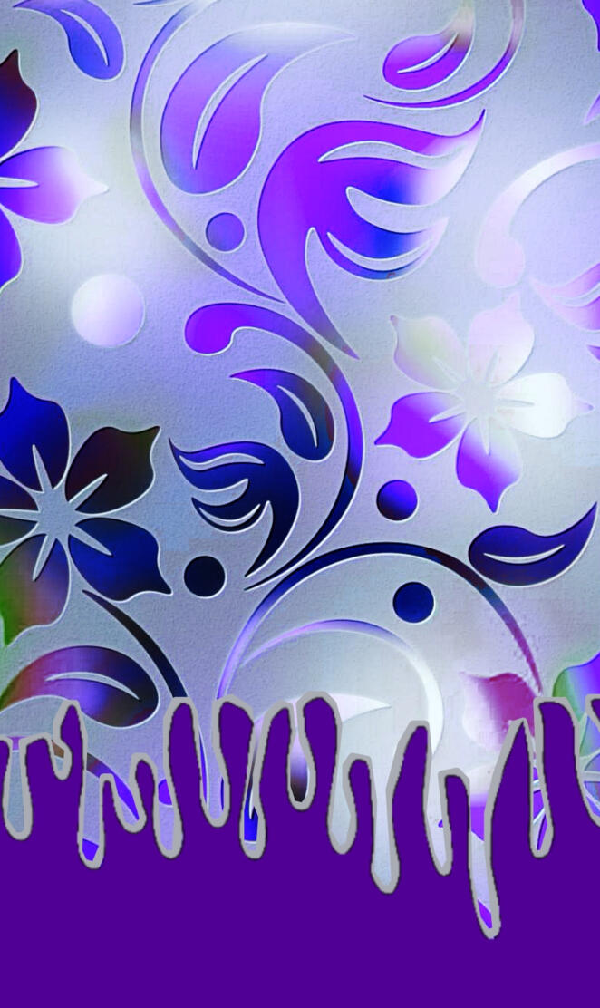 Flower drip pattern bg