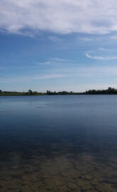 Lake on a clear day