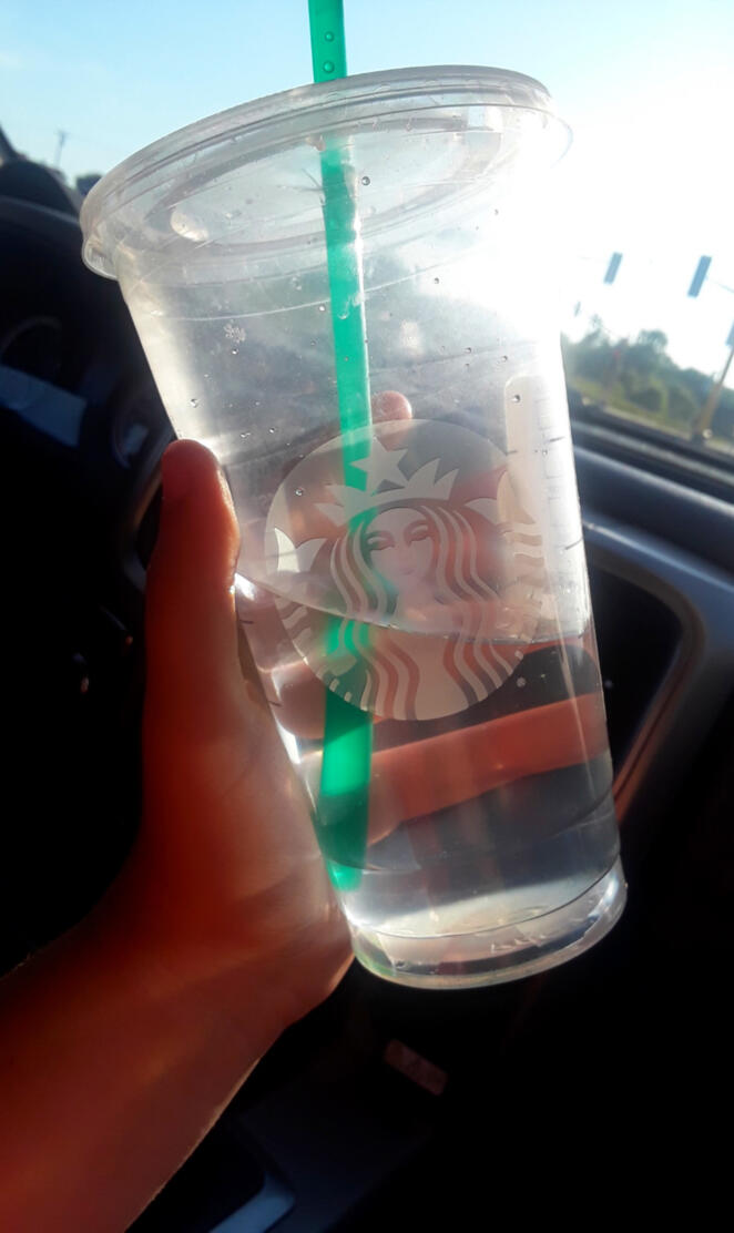 Starbucks water