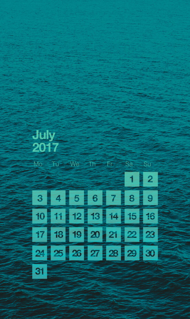 Sea Calendar July 17