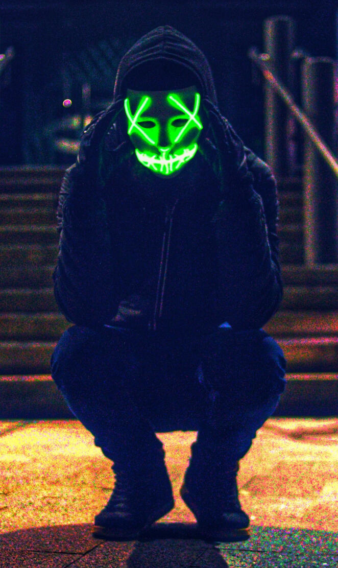 Neon mask