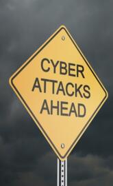Cyber Attacks Sign