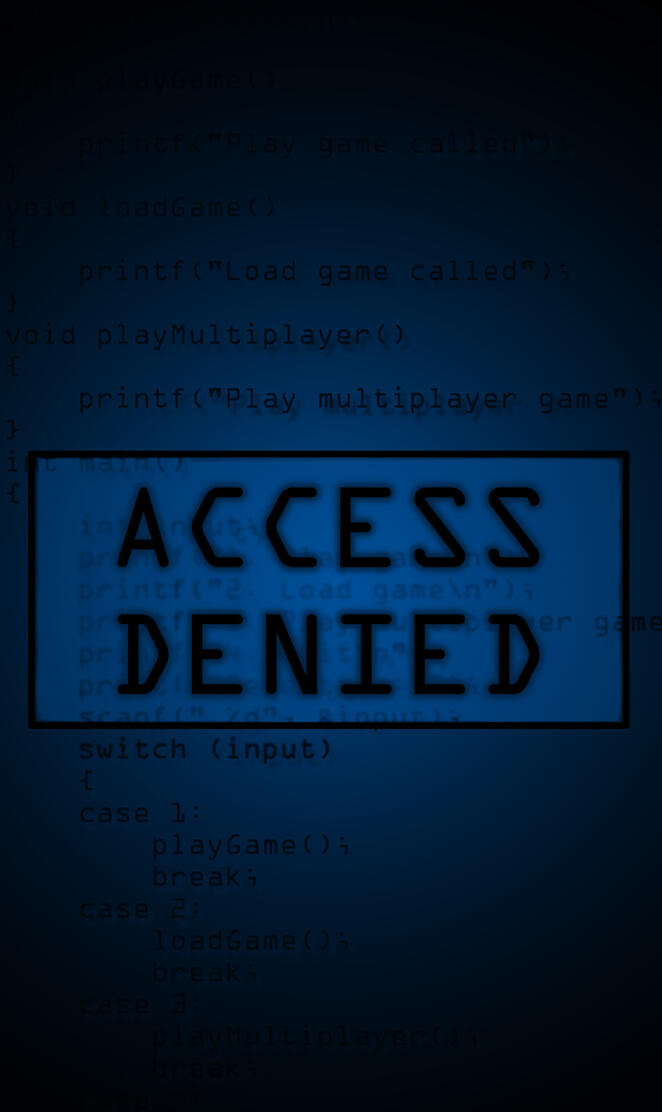 Access Denied