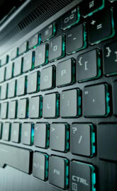 Blue keyboard