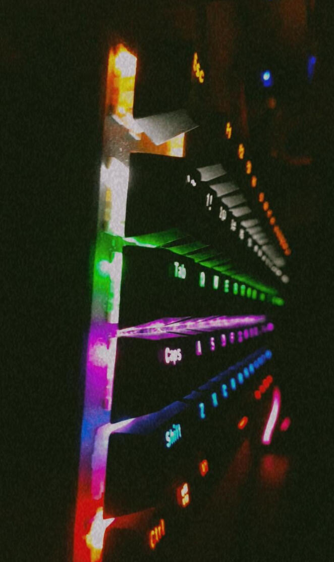 Keyboard gamer grain