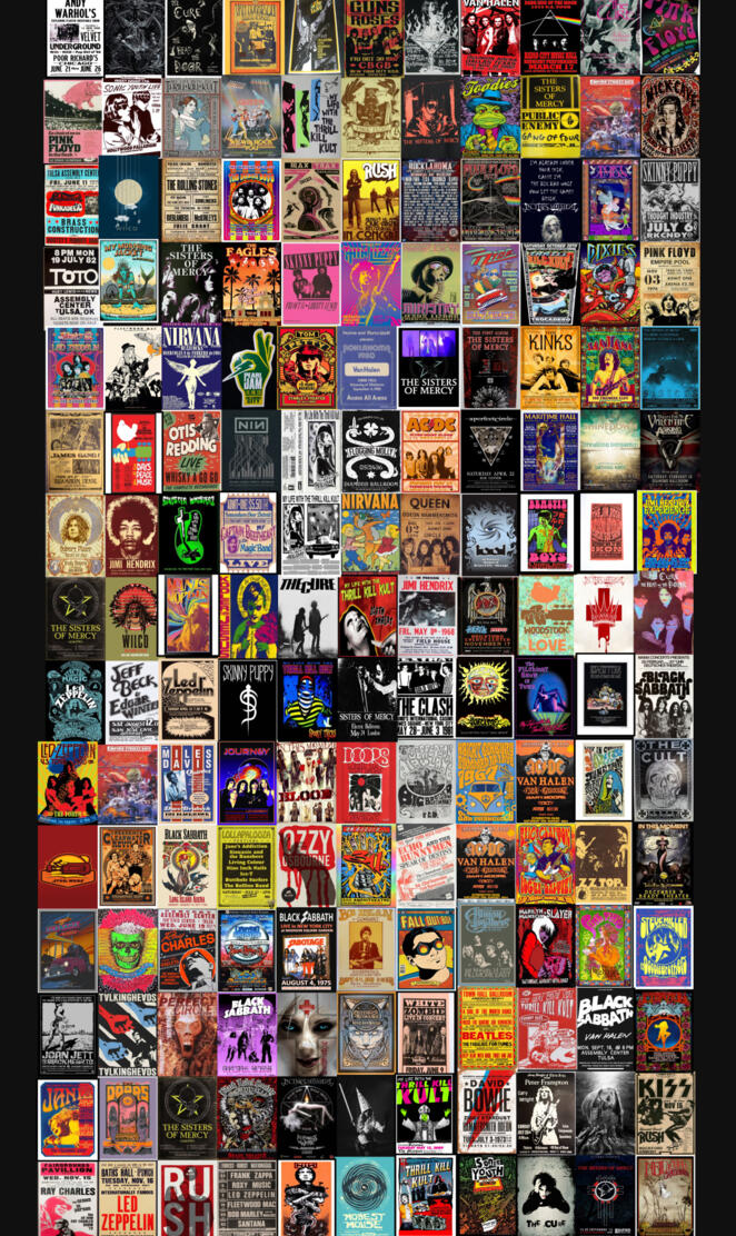 Collage Concert Poster