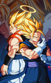 Vegetto y Gogeta