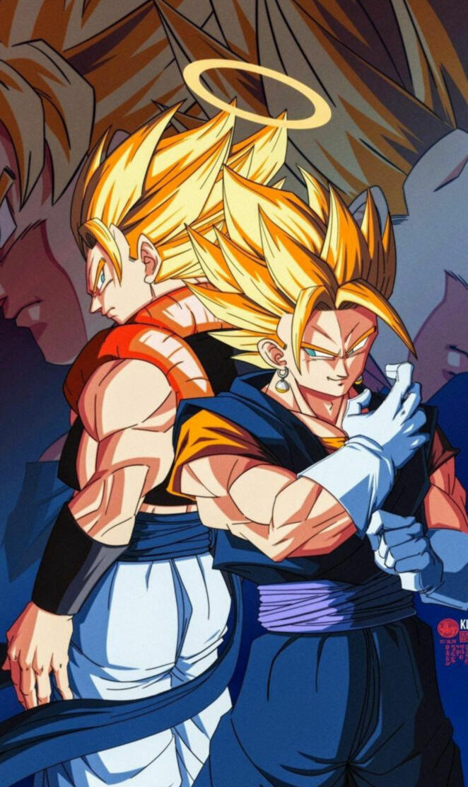 Vegetto y Gogeta