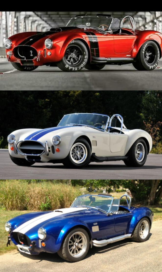Shelby cobra trio