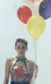 Miley and Balloons