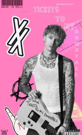 MGK pink background