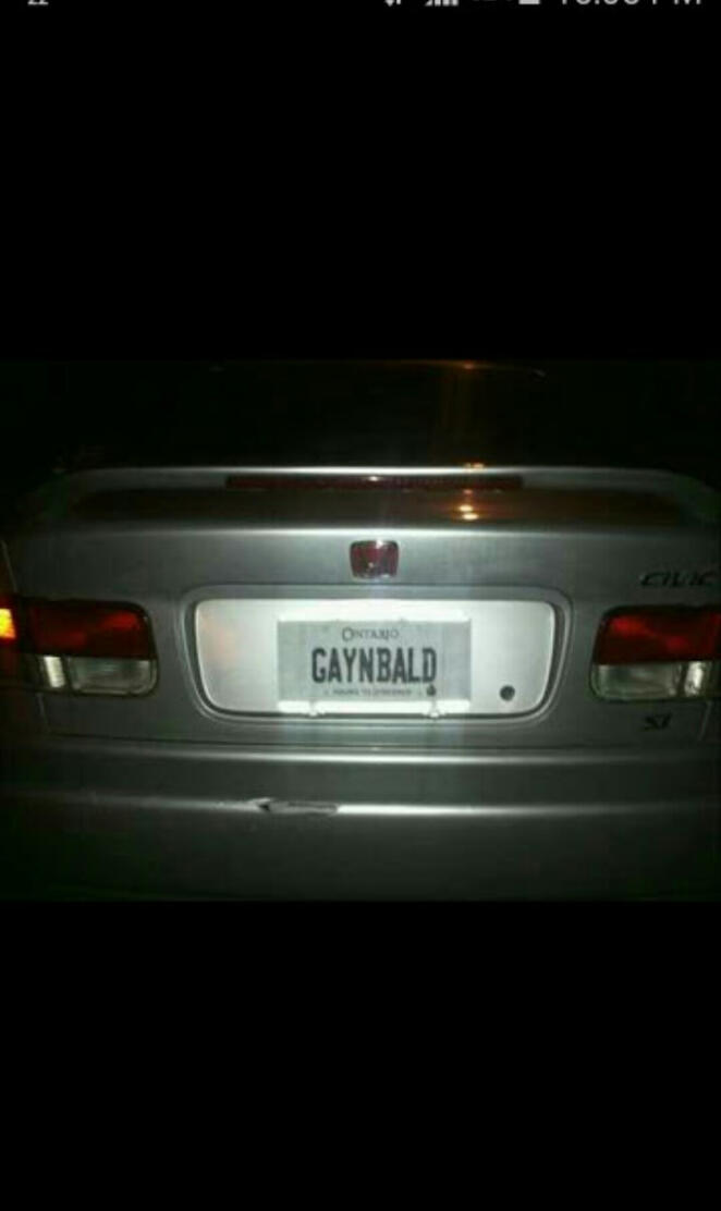 Ontario plate