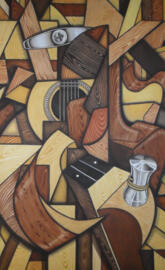 Acoustic wood puzzle