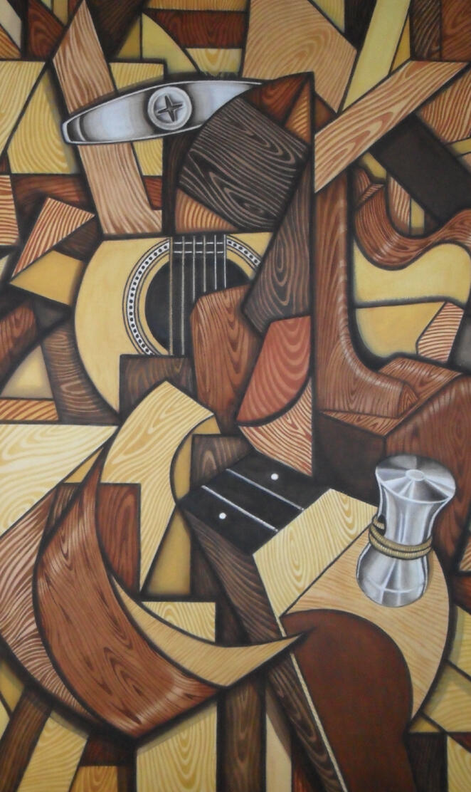 Acoustic wood puzzle