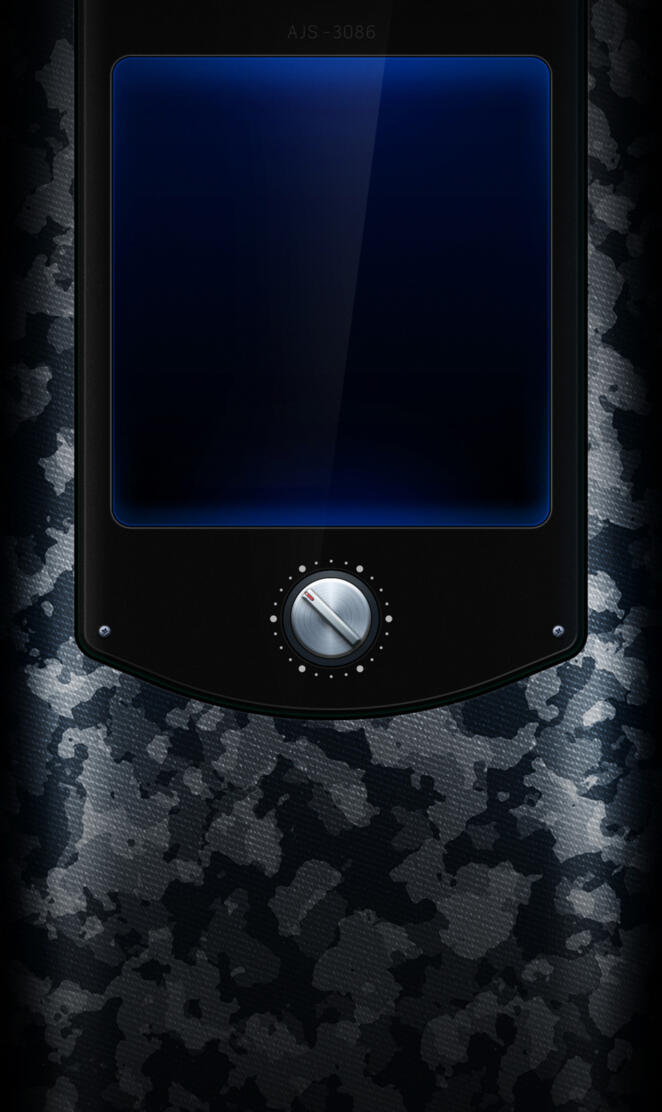 Camo blue device