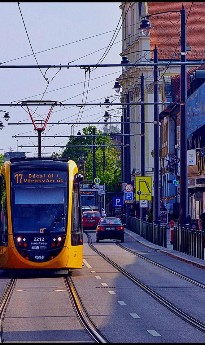 Caf Tram Budapest