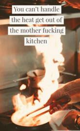 Working in a Kitchen