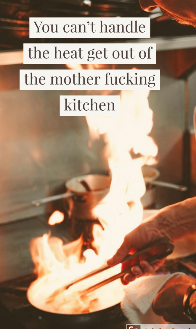 Working in a Kitchen
