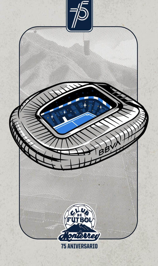 Rayados 75 - Estadio