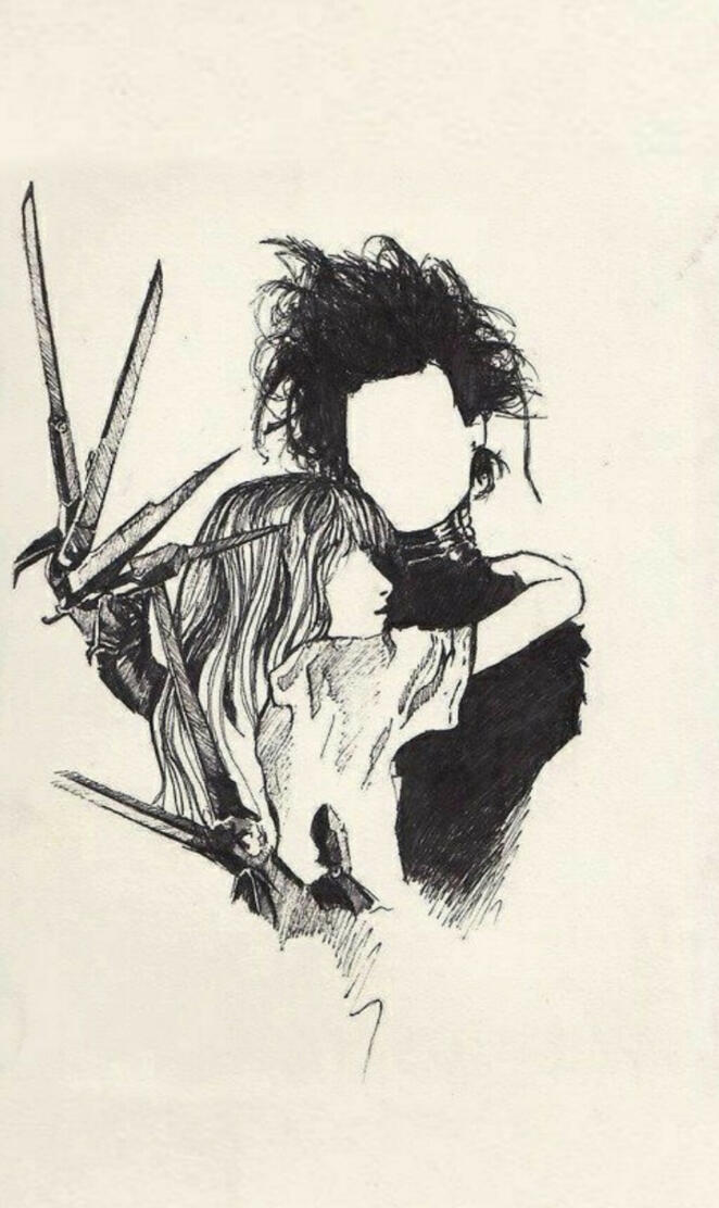 Scissorshand Drawing