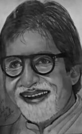 Amitabh art by me