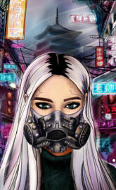 Mask Girl Art