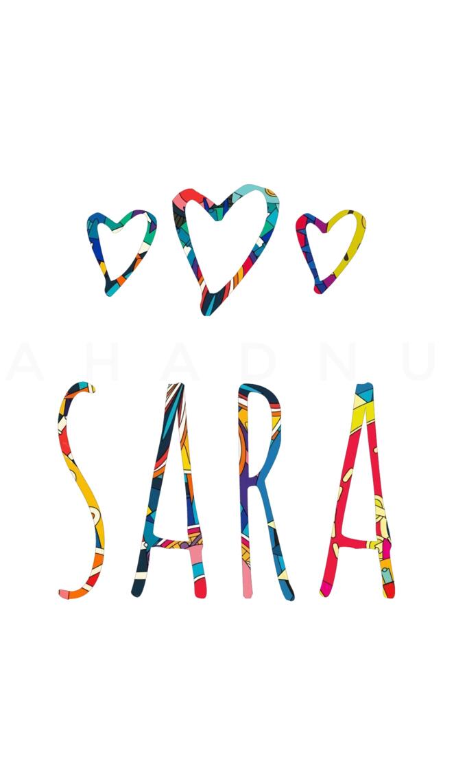 Sara - Name Art