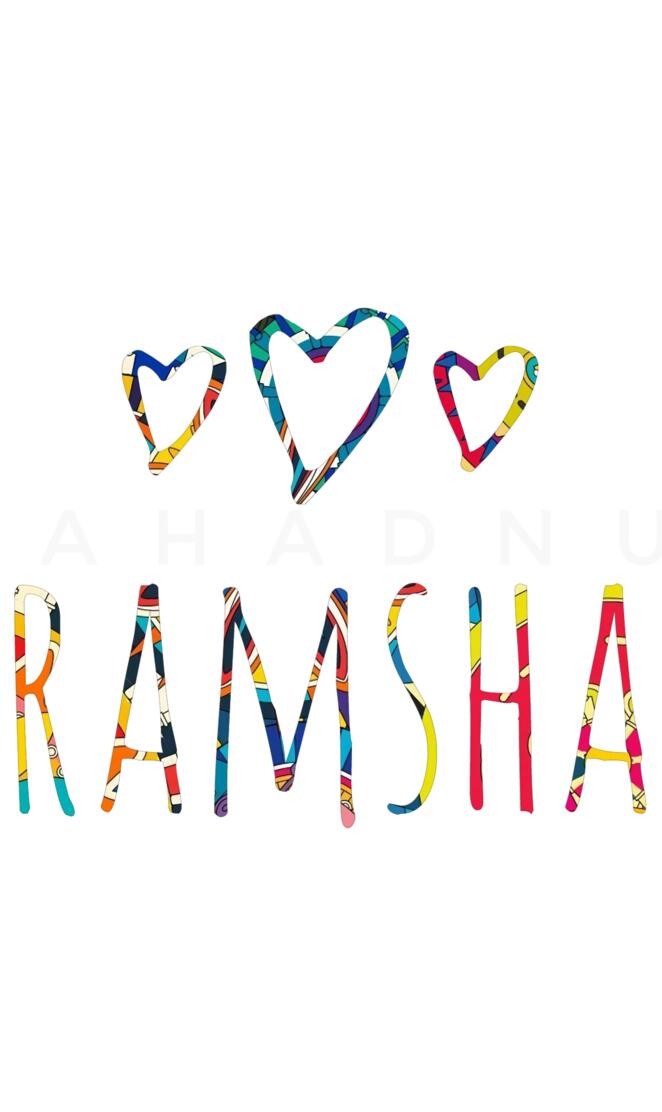 Ramsha - Name Art