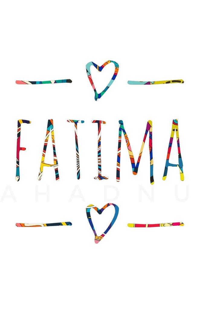 Fatima - Name Art