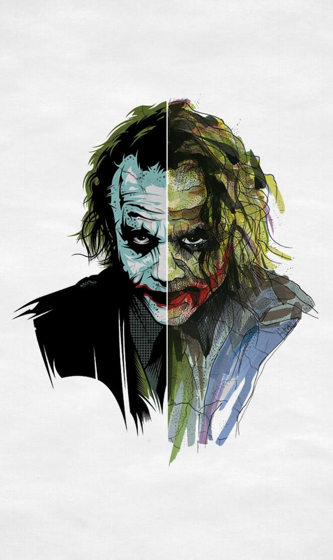 Joker Art Face
