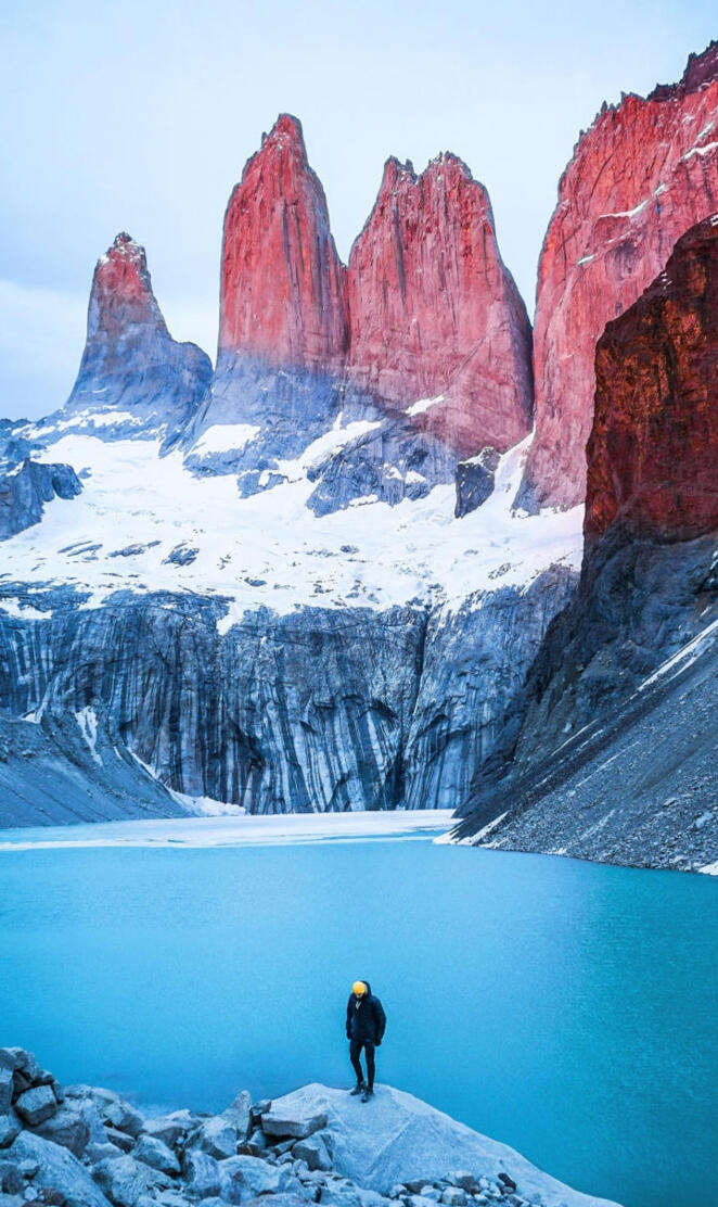 Red and White nature