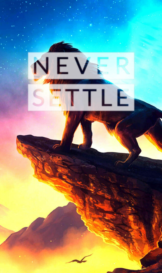 Never Settle Lion 2
