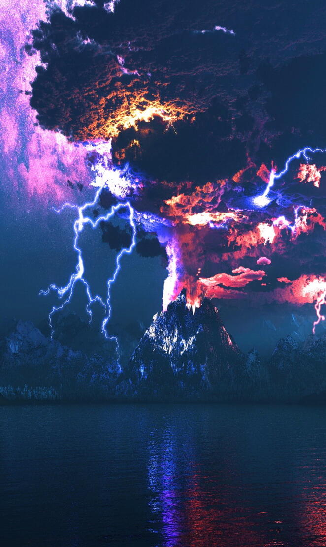 Lightning Eruption
