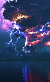 Lightning Eruption