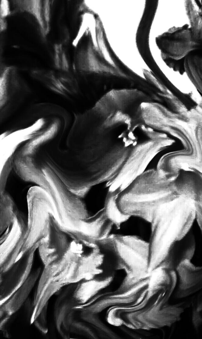 Black and white mist