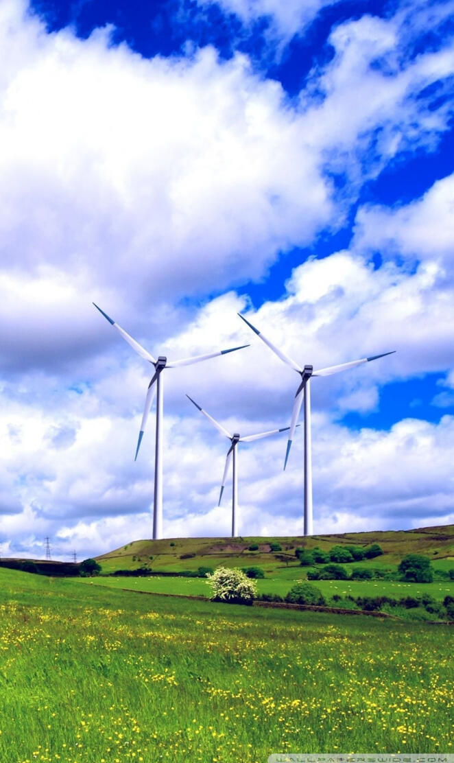 wind turbines