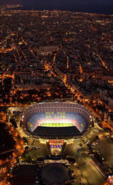 Camp Nous View Night