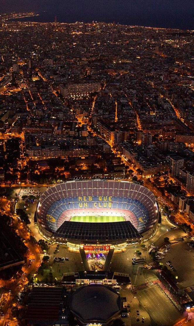 Camp Nous View Night