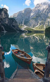 Canoe in the Water 🏔️