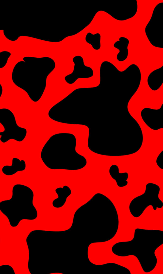 Red Giraffe Print