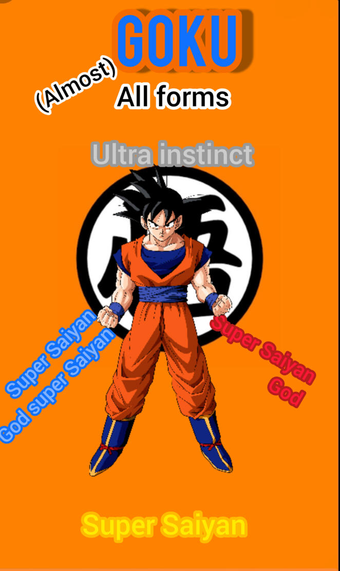 Goku(almost) all forms