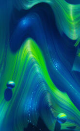 Green Abstract Shape